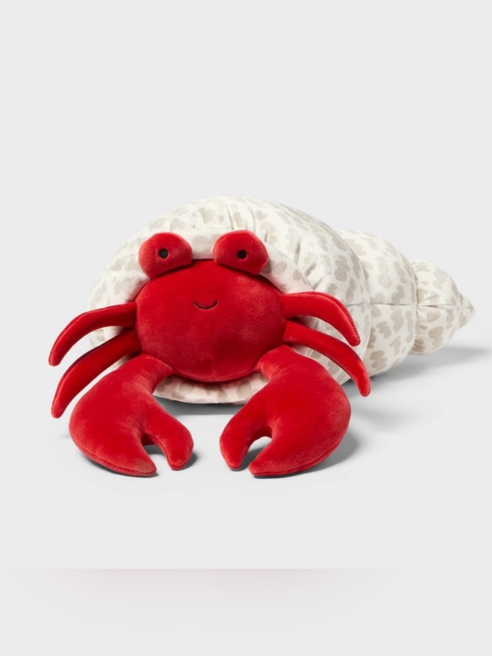 NEW! Hermit Crab Weighted Plush Kids' Throw Pillow Red Plush by Pillowfort